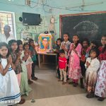 जिल्हा परिषद प्राथमिक शाळा तांदळवाडी हवेली वस्ती येथे विश्वरत्न डॉ बाबासाहेब आंबेडकर यांची जयंती साजरी