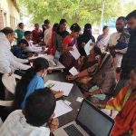 शारदा हॉस्पिटलच्या आरोग्य शिबिरास तलवाडा येथे उत्स्फूर्त प्रतिसाद