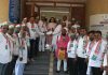 लोणार तालुका व शहर काँग्रेस कमिटीच्या वतीने निषेध करून निवेदन देण्यात आले