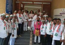 लोणार तालुका व शहर काँग्रेस कमिटीच्या वतीने निषेध करून निवेदन देण्यात आले