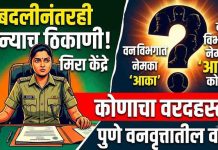 वन विभागात नेमका ‘आका’ कोण? बदलीनंतरही मिरा केंद्रे जुन्याच ठिकाणी