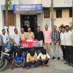 घरफोडी करणारी टोळी जेरबंद; २ लाख ७६ हजारांचा मुद्देमाल जप्त