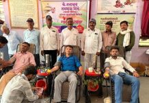 माजी सैनिक स्व दत्तात्रय शिंदे यांची पुण्यतिथी विविध उपक्रमांनी साजरी