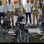 दौंड पोलिसांची धडक कारवाई; १९ बुलेट मोटारसायकलींचे मॉडिफाईड सायलेंसर जप्त
