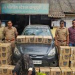 मध्यरात्री कारमधून चालला होता दारूचा साठा; ब्रह्मपुरी पोलिसांच्या ‘गुप्त’ जाळ्यात तस्कर अडकले!