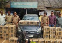 मध्यरात्री कारमधून चालला होता दारूचा साठा; ब्रह्मपुरी पोलिसांच्या ‘गुप्त’ जाळ्यात तस्कर अडकले!