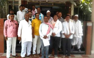 परळी–गंगाखेड बाह्यवळण नवीन रेल्वेमार्ग प्रकल्पग्रस्त शेतकरी व नागरिकांचे विभागीय प्रबंधक दक्षिण मध्य रेल्वे, नांदेड याना निवेदन