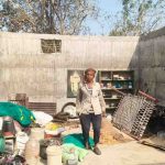 महरखेड शिवारात चक्रीवादळ व मुसळधार पावसाचा तडाखा लाखो रुपयाचे नुस्कान.