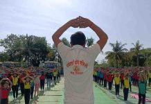 शिव शारदा पब्लिक स्कूलमध्ये जागतिक योग दिन उत्साहात साजरा