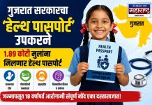 गुजरातमध्ये १.८९ कोटी मुलांना मिळणार ‘हेल्थ पासपोर्ट’; जन्मापासून १८ वर्षांपर्यंतचा आरोग्य इतिहास एका दस्तऐवजात