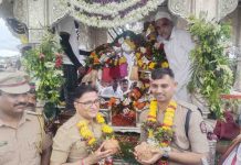 भावपूर्ण वातावरणात संतश्रेष्ठ निवृत्तीनाथ महाराज पालखी अहिल्यानगर पोलीसांच्या ताब्यात सुपूर्त