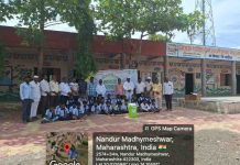 बीपीसीएल पाइपलाईन्स विभागाचा नांदूरमध्यमेश्वर येथे स्वच्छता अभियान