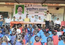 दोडी जि. प. शाळेत लोकशाहीर अण्णाभाऊ साठे यांची जयंती उत्साहात साजरी
