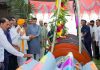 महंत जनार्धन महाराज यांच्याहस्ते ४४ व्या गळीत हंगामाचा रोलर पूजन संपन्न