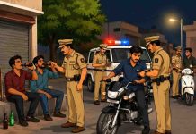 दौंड शहरात सार्वजनिक ठिकाणी मद्यपान; दारू पिऊन वाहन चालविणाऱ्यांवर पोलिसांची धडक कारवाई